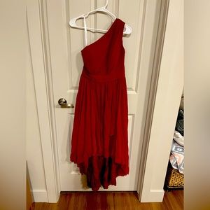Burgundy formal/bridesmaid dress size 8